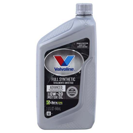 Valvoline Full Synthetic 0w-20 Motor Oil Q (qt)