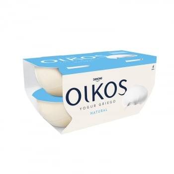 Yogur griego natural Danone Oikos pack de 4 unidades de 110 g.