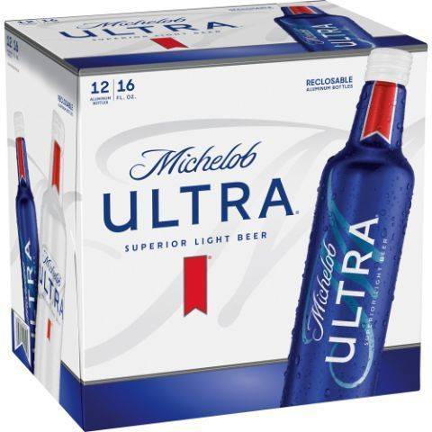 Michelob Ultra Aluminum 12 Pack 16oz Bottle