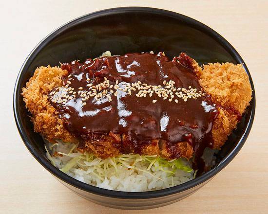 味噌ロースかつ丼 Pork Loin Cutlet Bowl w/ Miso Sauce