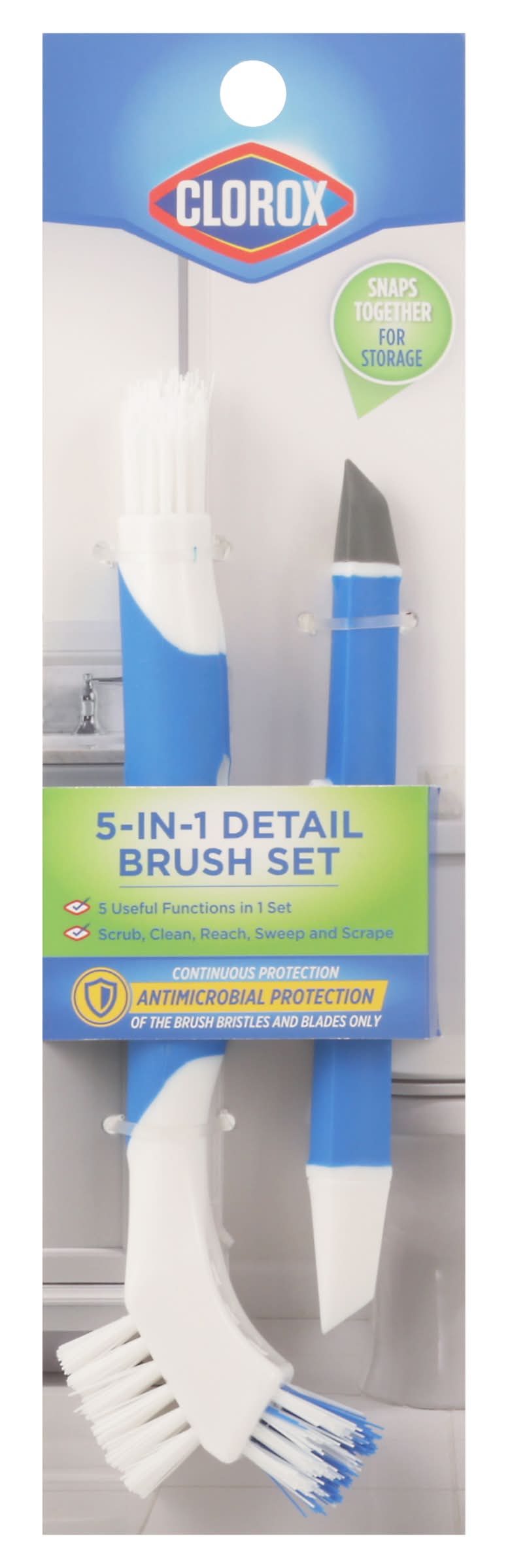 Clorox 5-In-1 Detail Brush Set (2 ct)