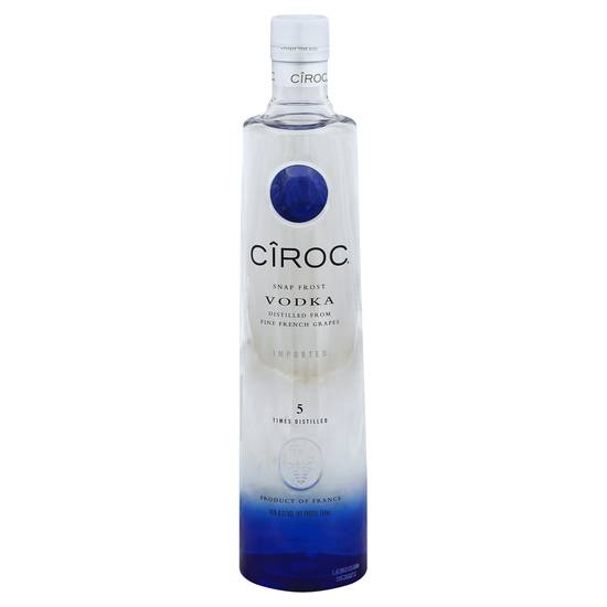 Ciroc Distilled From Fine French Grapes Snap Frost Vodka (750 ml)