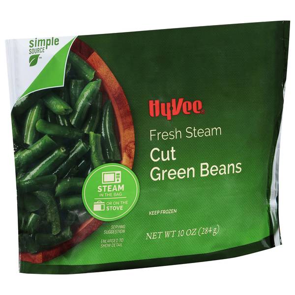 Hy-Vee Fresh Steam Cut Green Beans (10 oz)