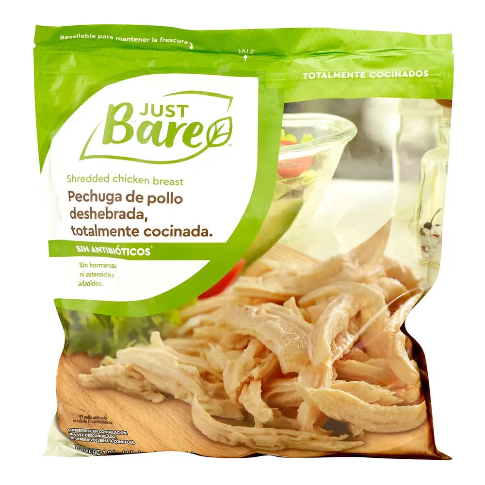 Just Bare · Pechuga de pollo deshebrada (4 un)