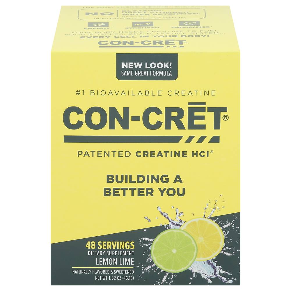 Con-Cret Creatine Hci - Lemon Lime (1.67 oz)