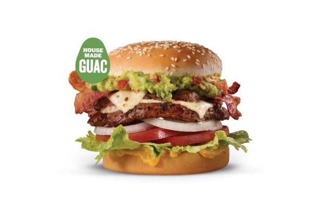 Double Guacamole Bacon Burger