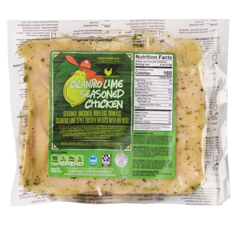 USDA Cilantro Lime Seasoned Chicken, per lb