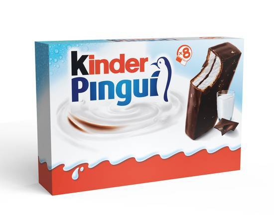 Génoise kinder pingui fourrée lait et cacao x8 240g - 240g