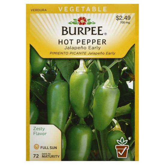 Burpee Hot Pepper Jalapeno Early (700 mg)
