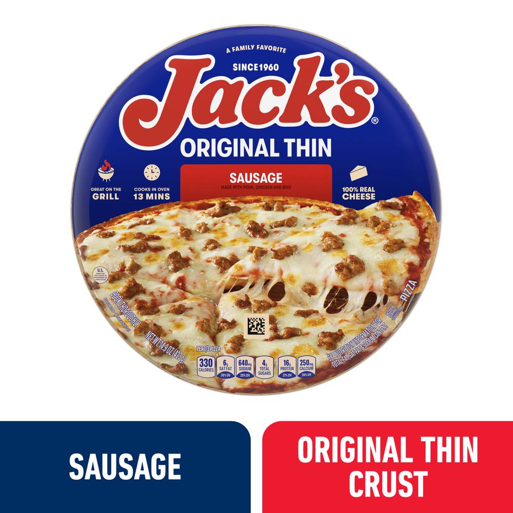 Jack's Original Thin Sausage Pizza (14.9 oz)