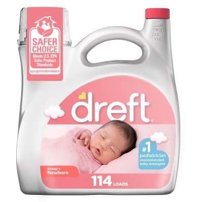 Dreft Newborn Laundry Liquid Detergent (150 fl oz)
