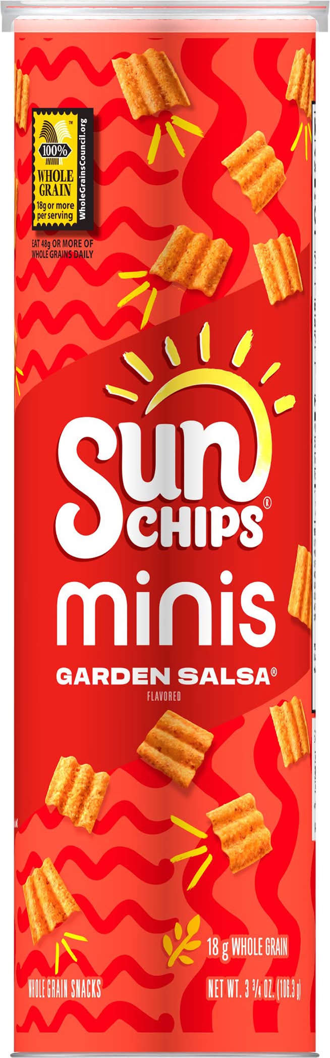 Sun Chips Minis Whole Grain Snacks, Garden Salsa (3.75 oz)