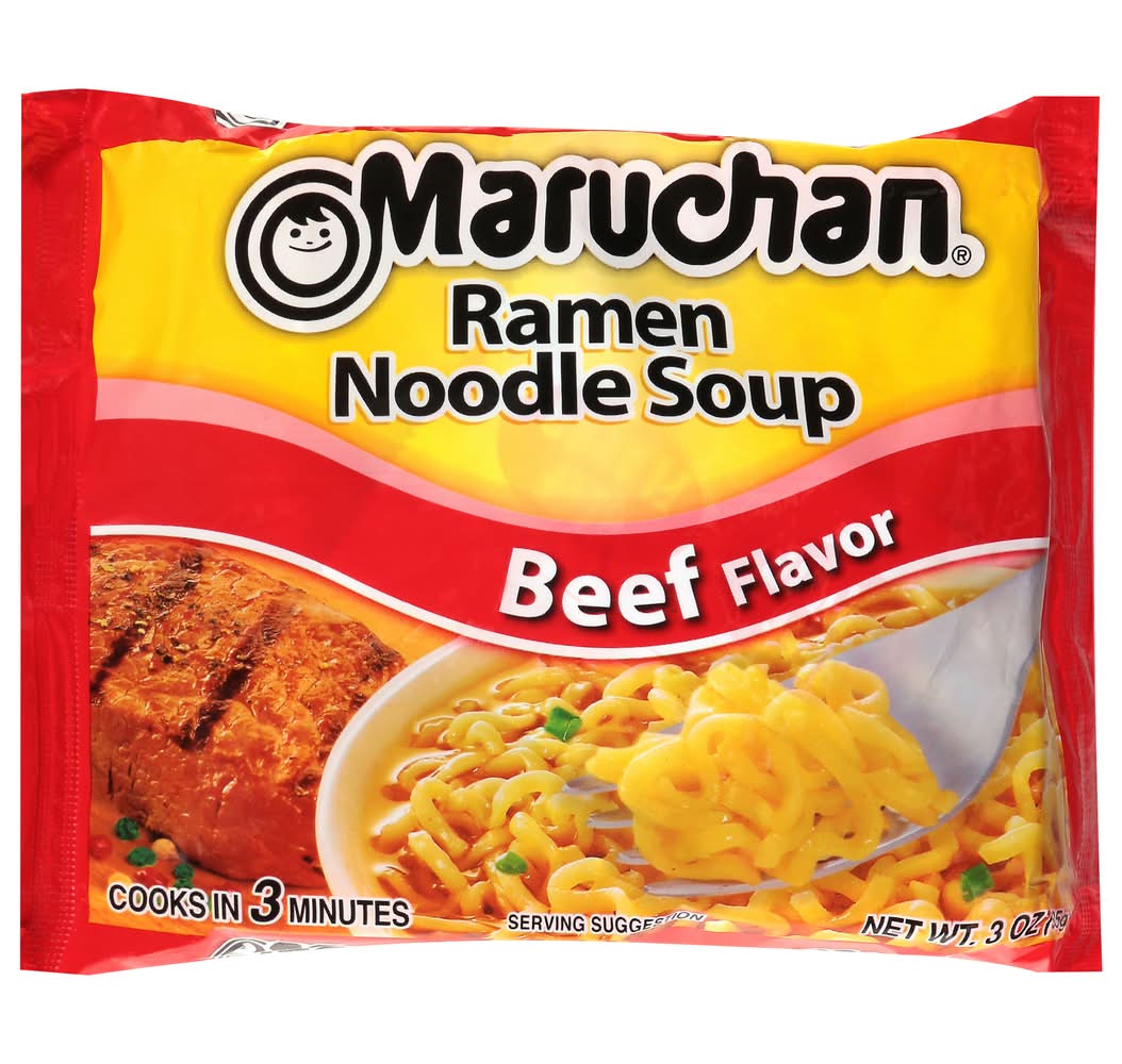 Maruchan Ramen Noodle Soup, Beef (3 oz)