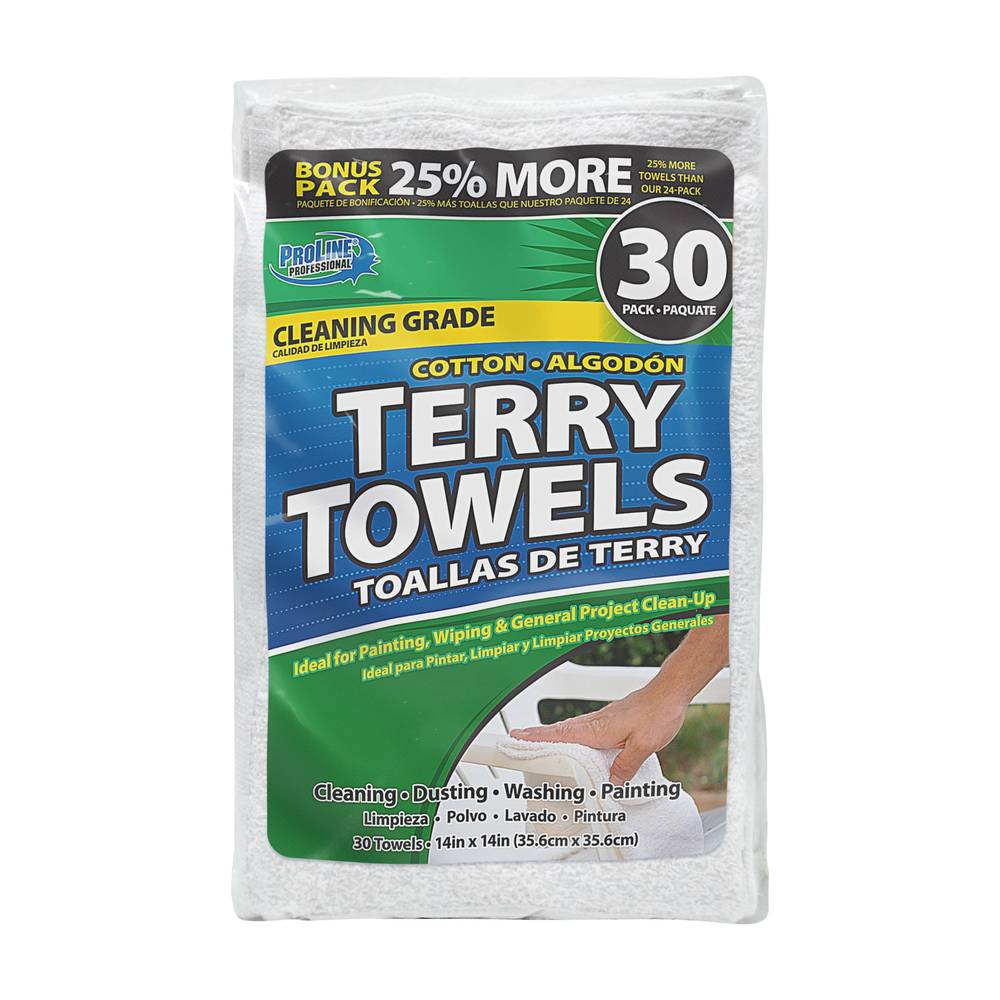 ProLine Bonus Pack 30-Pack Cotton Towel | T-00660-30