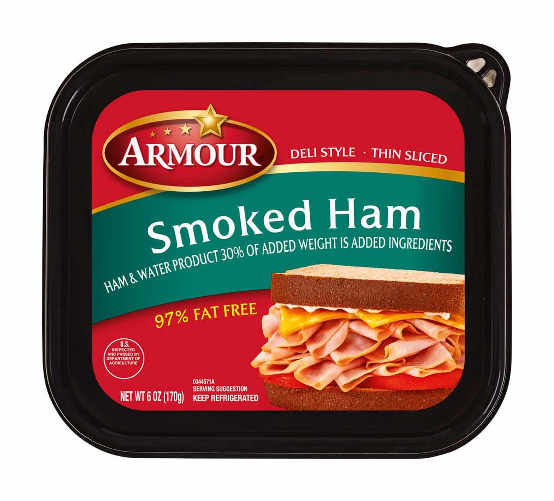Armour Smoked Ham Lunchmeat 6 Oz