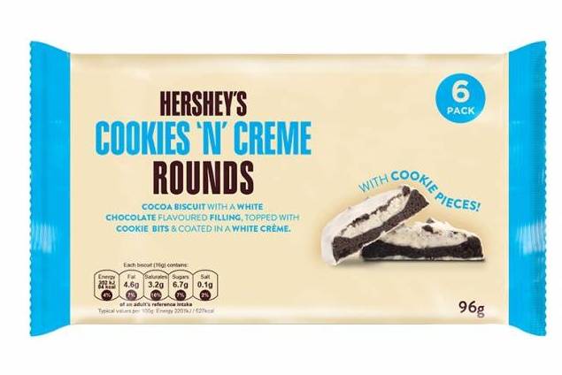 Hershey’s Cookies ‘N’ Creme Rouns 96g