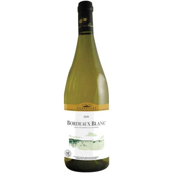 Club des sommeliers bordeaux vin blanc 2019 75cl