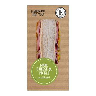 Everyday Café Ham, Cheese and Pickle Sandwich on White Bread 170g