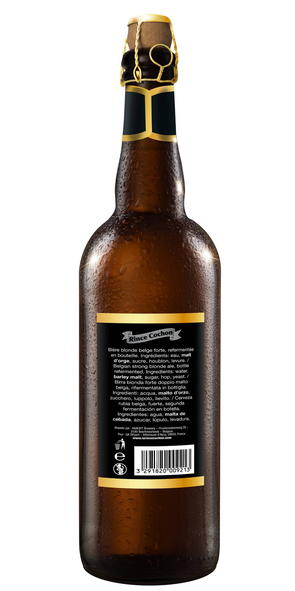 Rince Cochon - Boisson blonde (750ml)