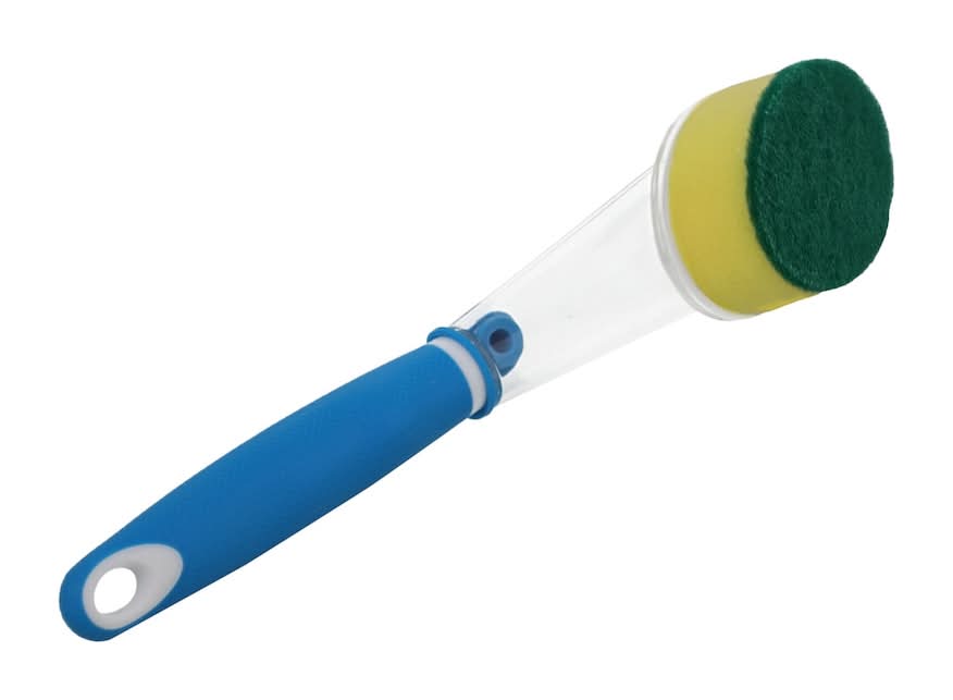 Scrub Buddies Soap-Dispensing Scrub Sponges, Blue