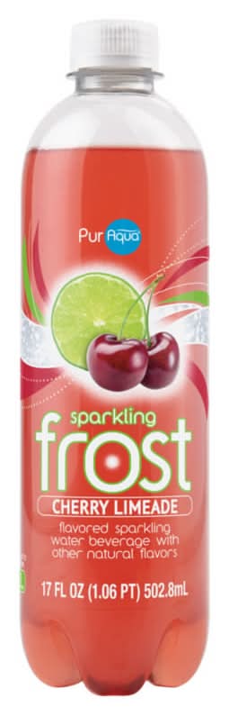 PurAqua Sparkling Frost Water, Cherry Limeade (17 fl oz)