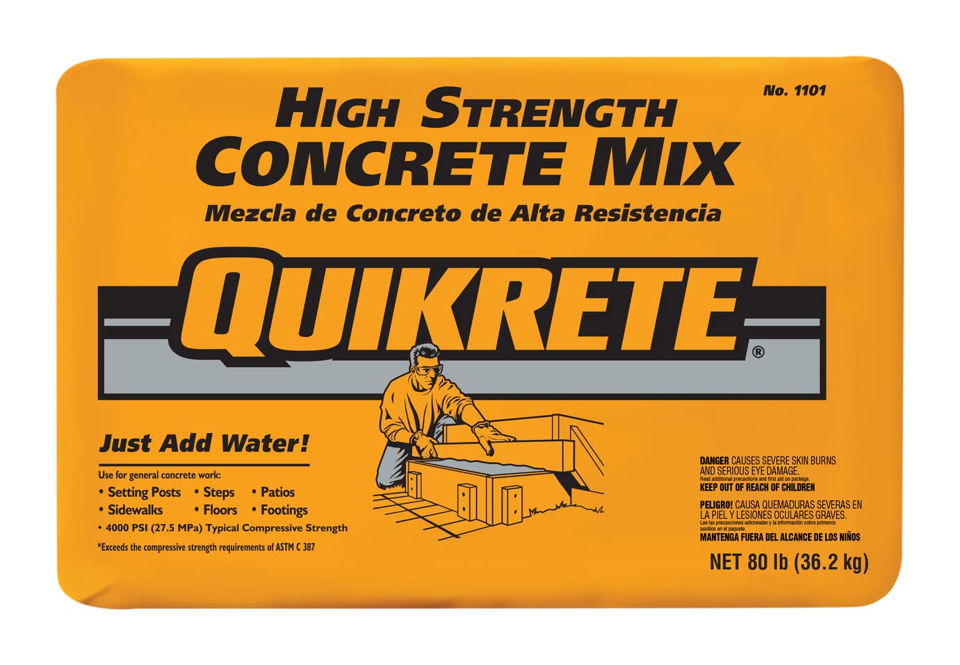 Quikrete Concrete Mix 80 Lb Gray