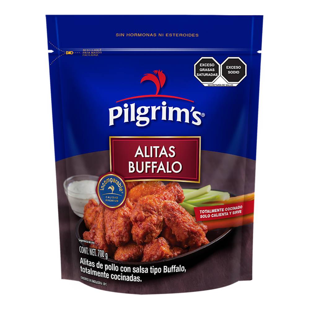 Pilgrim's · Alitas de pollo estilo buffalo (600 g)