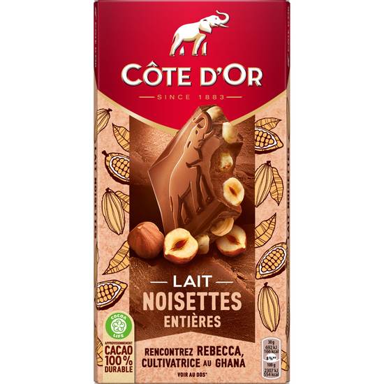 Côte d'Or - Chocolat au lait (noisettes entières)