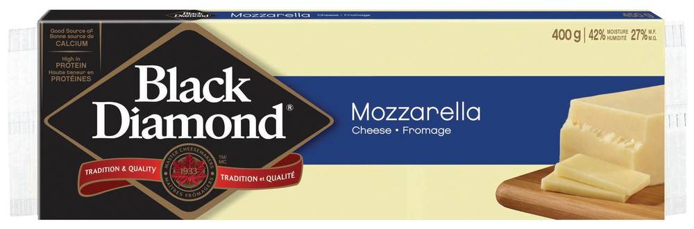 Black Diamond · Mozzarella cheese - Fromage mozzarella (400 g - 400g)
