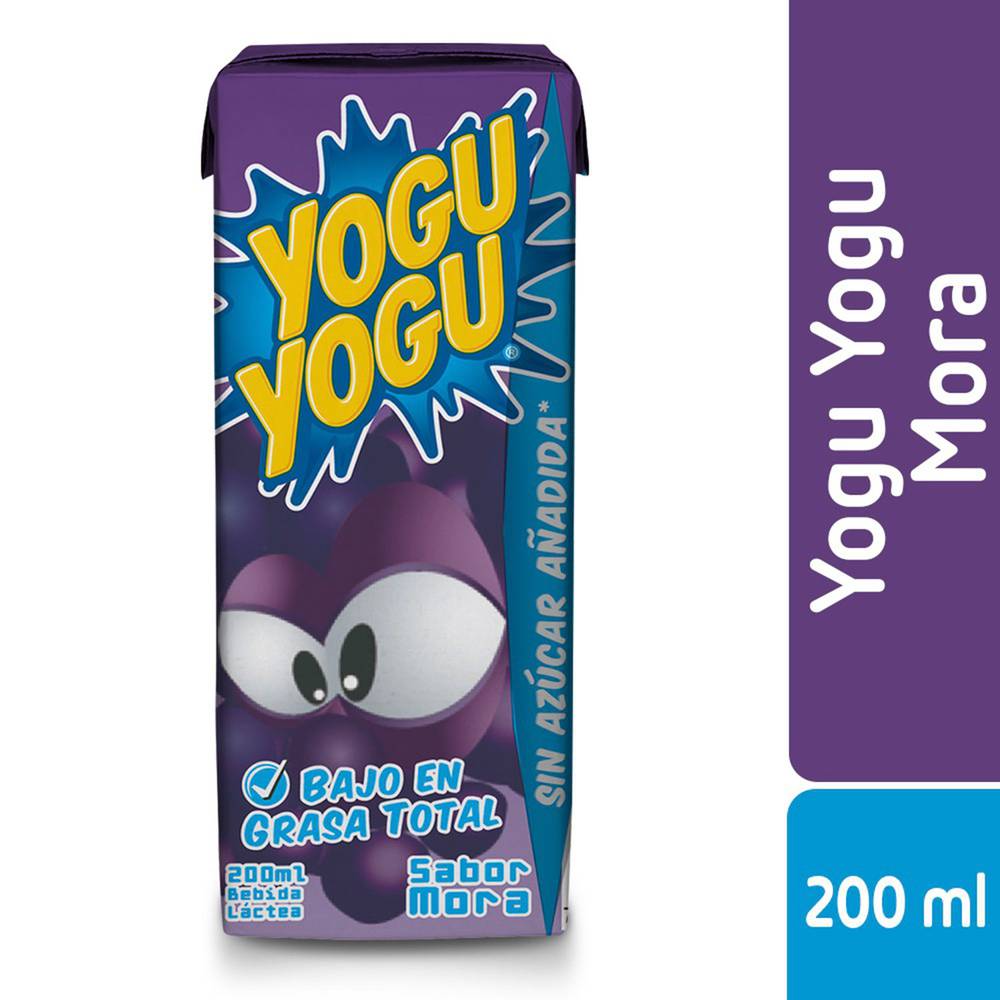 Yogu yogu bebida láctea sabor mora (200 ml)