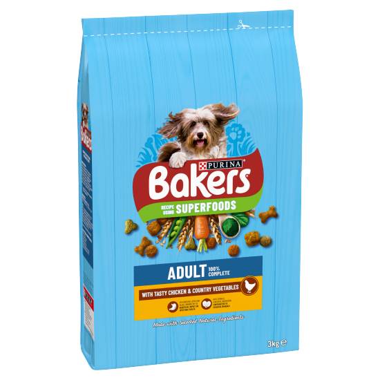 Purina Bakers Adult Chicken With Vegetables Dry Dog Food