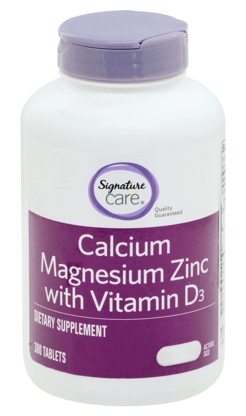 Signature Care Calcium Magnesium Zinc With Vitamin D3 (1.62 lbs)