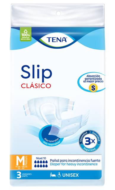 Tena PAÑ ADU SLIP COMFORT MEDIUM *3