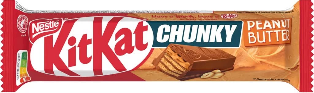 Wafel KitKat Chunky Peanut Butter w mlecznej czekoladzie 42 g