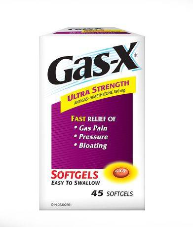 Gas-x antiflatulent extra fort - ultra strength stomach relief softgels (45 units)