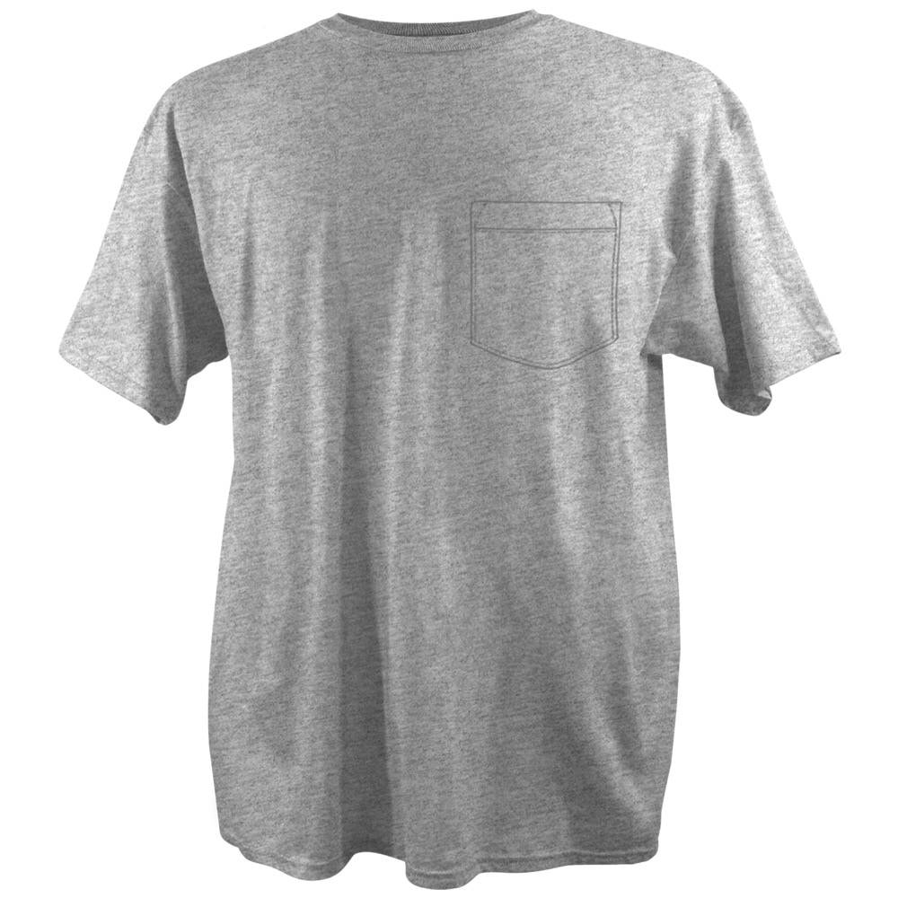 Men's Knit Short Sleeve T-Shirt (large/gray)