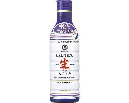 いつでも新鮮しぼりたて生しょうゆ４５０ｍＬ:4901515122484