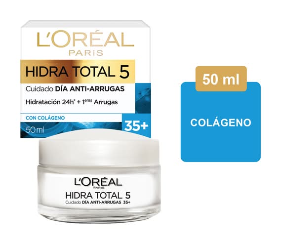 L'Oréal · Crema antiarrugas 35+ hidra total 5 (50 ml)