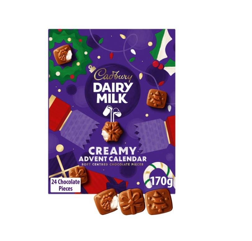 CADBURY CREAMY ADVENT CALENDAR 170G