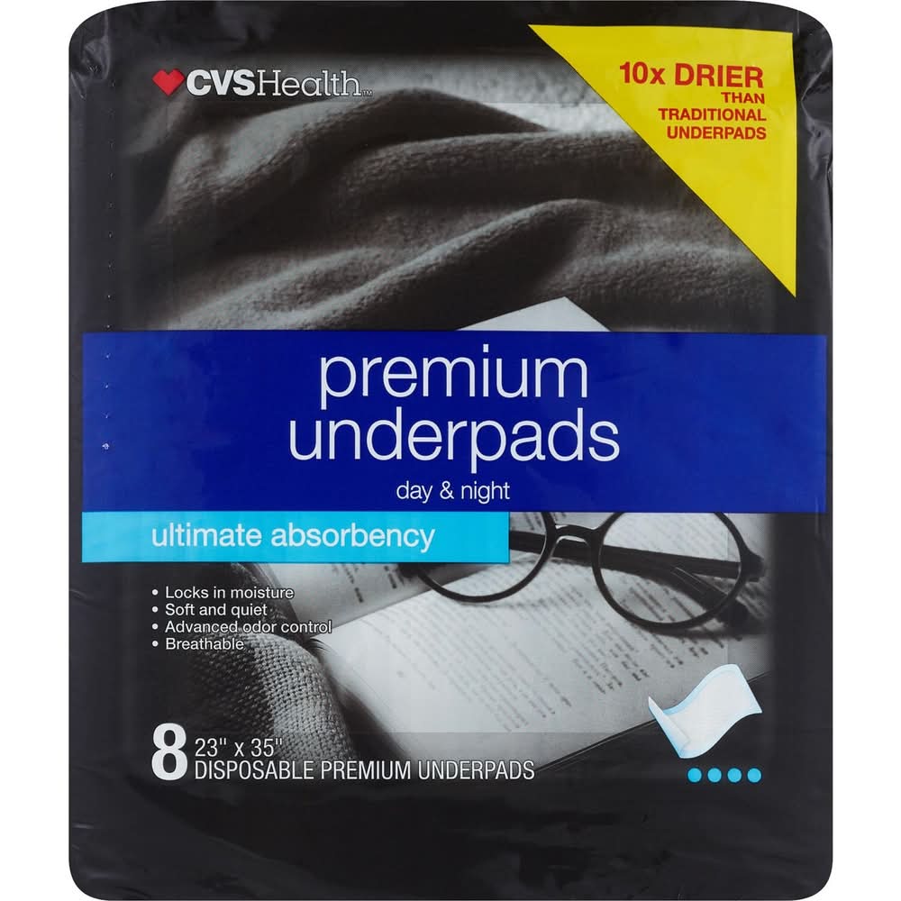 CVS Health Premium Underpads(8 ct)