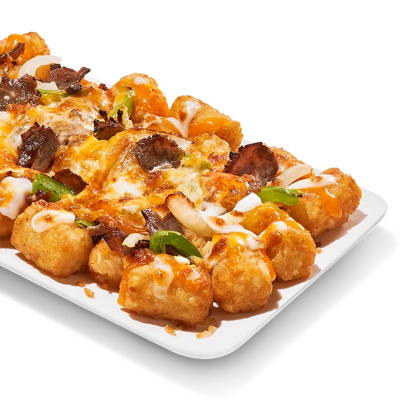 Philly Cheese Steak Loaded Tots