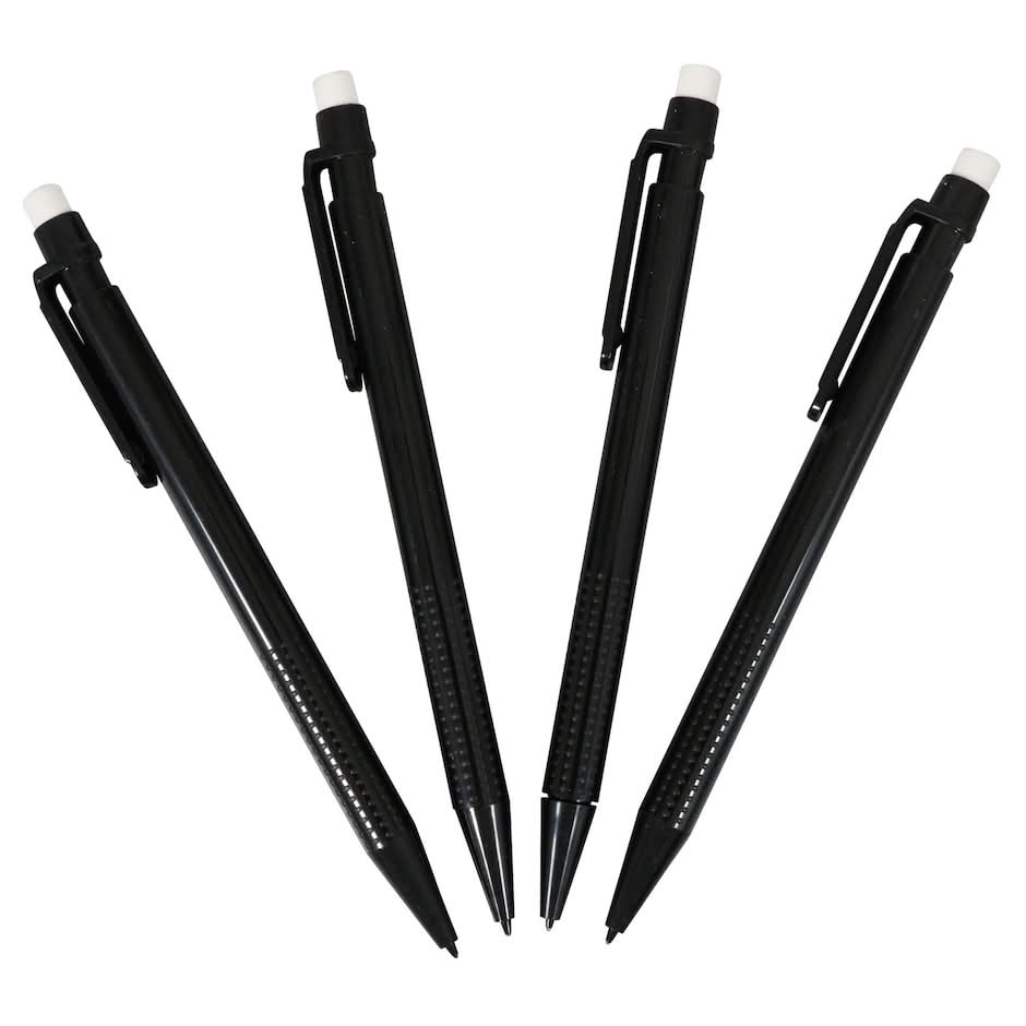 Promarx Graff Eco Mechanical Pencils, Black (4 ct)