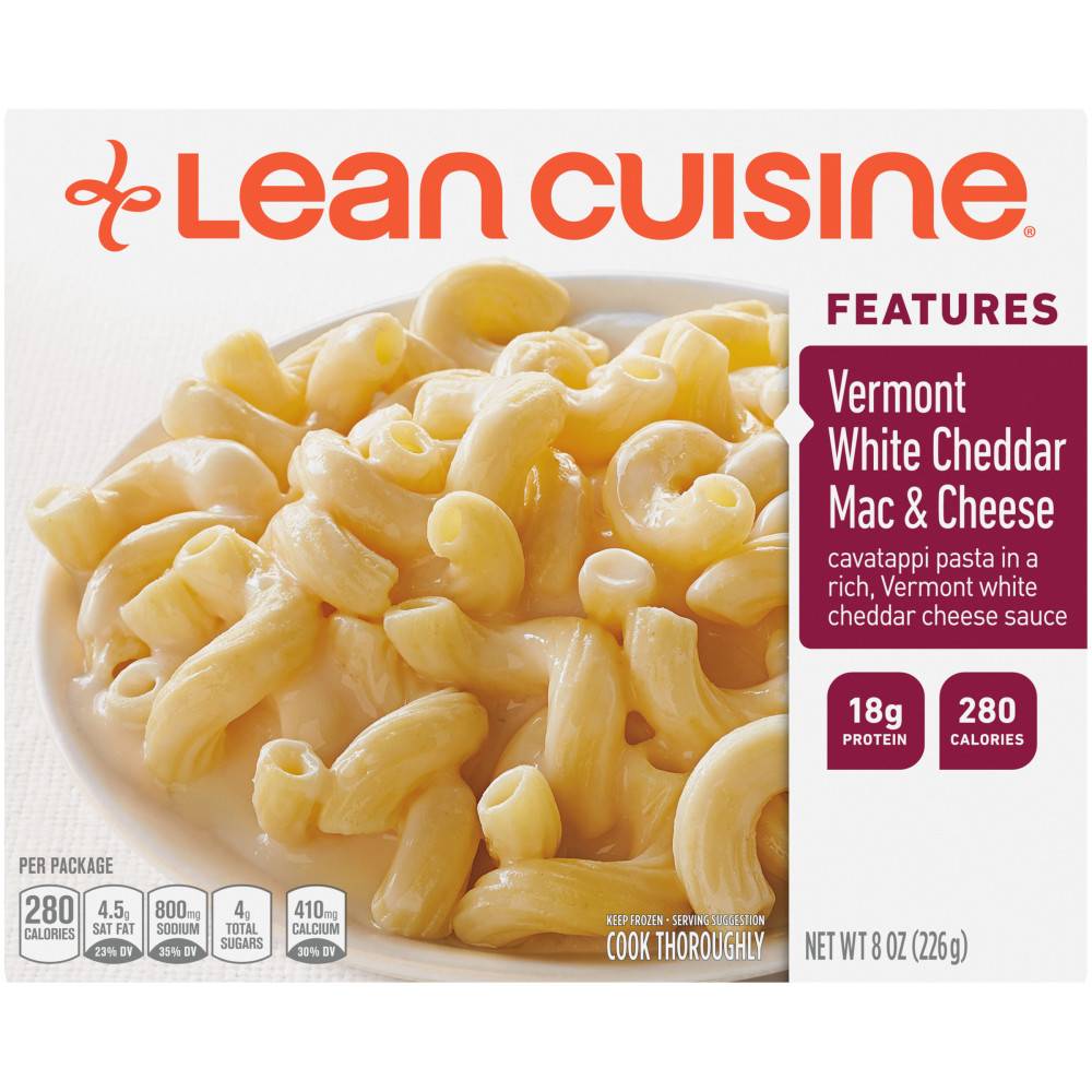 Lean Cuisine Features Frozen Meal Vermont White Cheddar Mac & Cheese (8 oz)