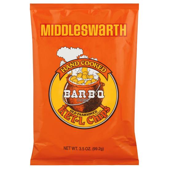 Middleswarth Hand Cooked Old Fashioned Ket-L Potato Chips (barbecue)