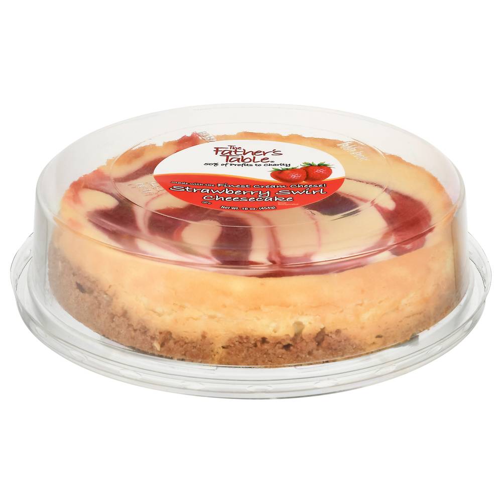 The Father's Table Strawberry Swirl Cheesecake (16 oz)