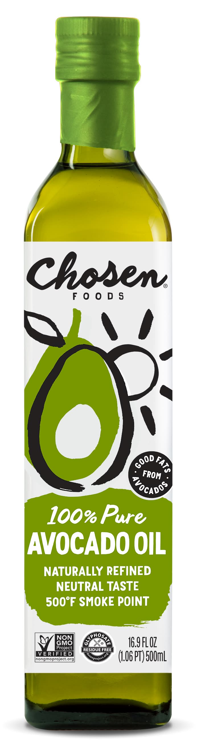 Chosen Foods 100% Pure Avocado Oil (16.9 fl oz)