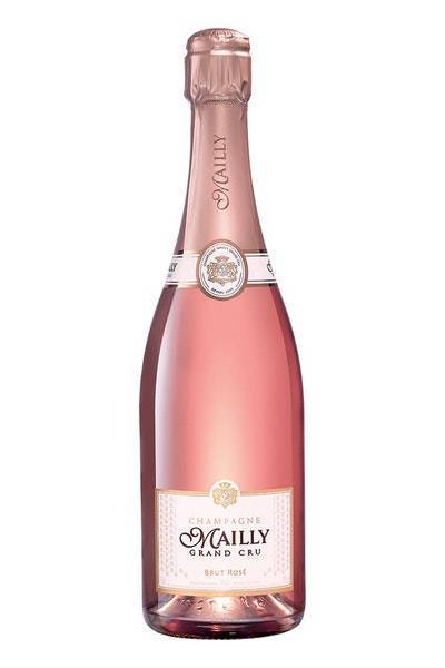Mailly Brut Rose Grand Cru Champagne Wine (750 ml)