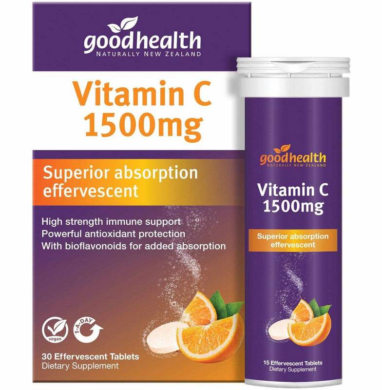 Good Health Good Health Vitamin C 1500mg Effervescent Tablets 30s