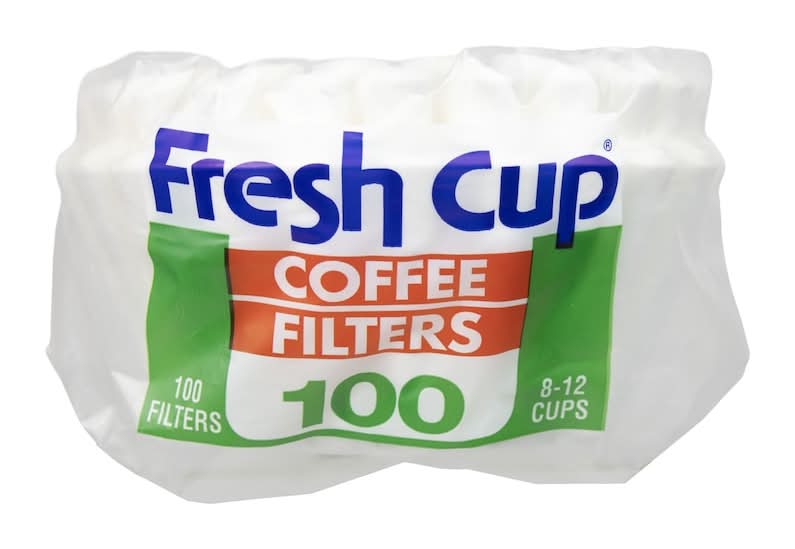 Fresh Cup Drip Coffee Maker Basket Coffee Filters, 8 in (100 ct)