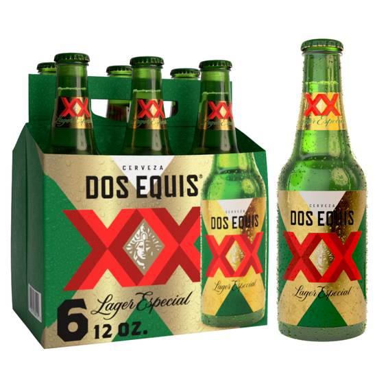 Dos Equis Cerveza Xx Lager Especial Beer (6 ct, 12 fl oz)